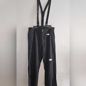 The North Face Gore-Tex Winter Snow Ski Pants With Suspenders. Black Mens XXL